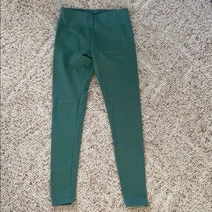 Green full length leggings
